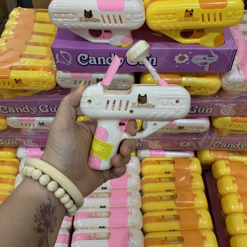 Đồ Chơi Súng Bắn Kẹo Mút Hot Tiktok, Súng Kẹo Mút Giá Rẻ, Kèm Một Kẹo Mút Rẻ Vô Địch rẻ vô địch