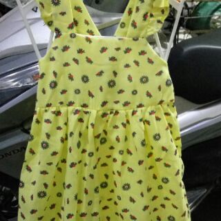Váy bé gái cột nơ lưng