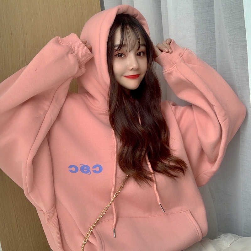 Áo hoodie phong cách Hàn Quốc năng động trẻ trung dành cho nữ | BigBuy360 - bigbuy360.vn