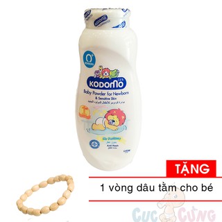Phấn Kodomo cho da nhạy cảm - newborn 200g Thái Lan Tặng 1 vòng dâu tằm cho bé