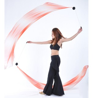 [Almencla] AlmenclaBelly Dance Silk Poi Helpers Ném Bóng Có Dây Xích Bóng Có Thể Điều Chỉnh