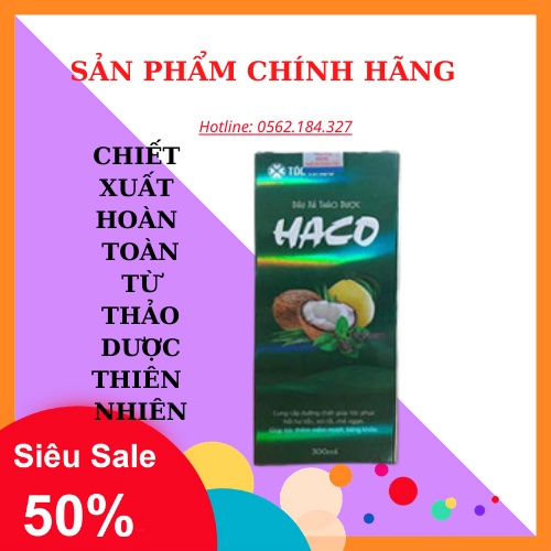 Haco: 1 dầu  xả Haco 300ml