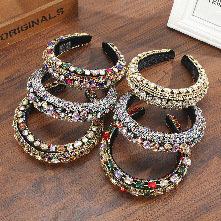 Băng Đô Cài Tóc Đính Đá Lấp Lánh Cho Nữ