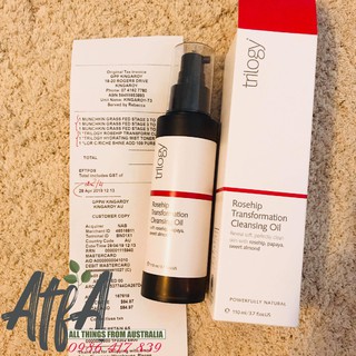 Sửa rửa mặt Trilogy Rosehip Transformation Cleansing Oil