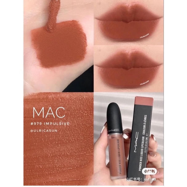 SON MAC POWDER KISS LIQUID 979 IMPULSIVE , 989,998,991,982