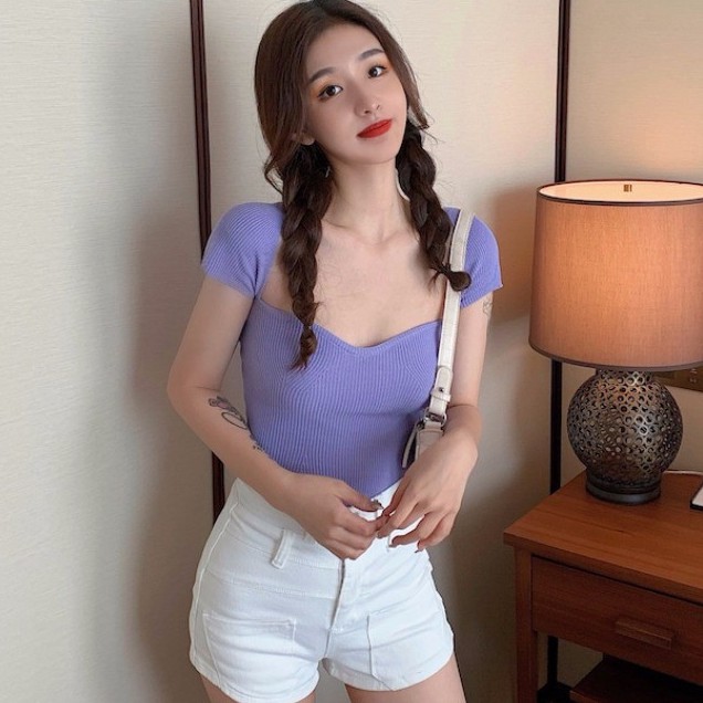 Áo len montoghi mỏng tôn ngực nhiều màu sắc co dãn | BigBuy360 - bigbuy360.vn