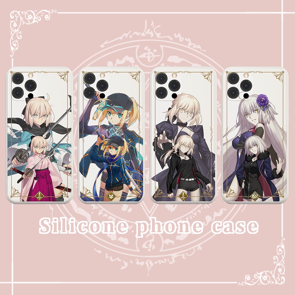 Ốp Điện Thoại Silicon Chống Rơi Chống Sốc Hình Fate/Grand Order Cho iPhone 11Pro Xs 7Plus Sebar FGO