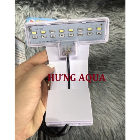 Đèn led bể cá, đèn led kẹp bể cá mini Vipsun M-180 siêu sáng, thiết kế đẹp cho bể dưới 30cm