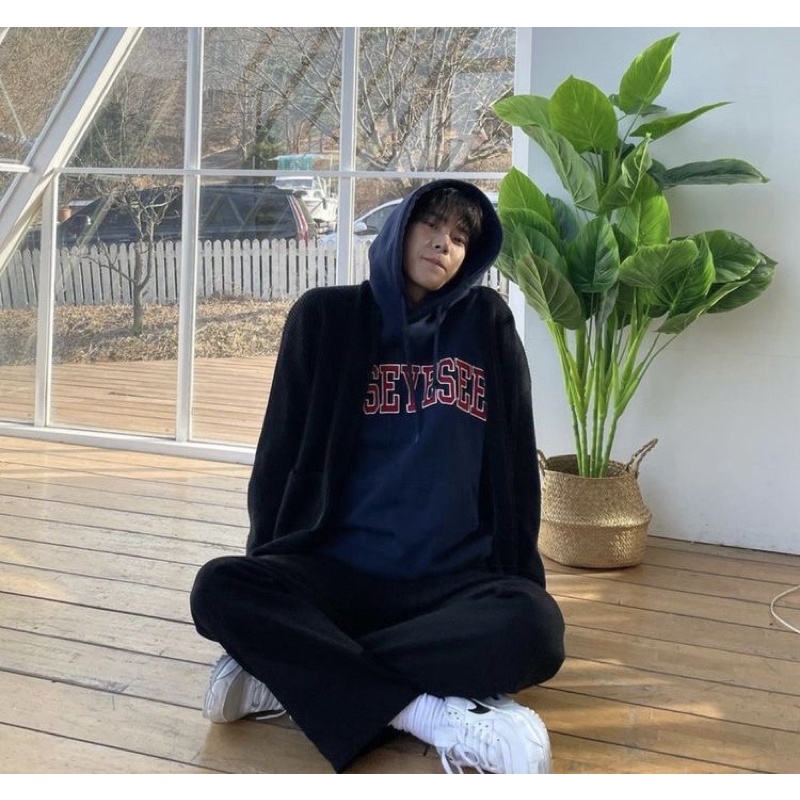 Áo hoodie brand Hàn YESEYESEE giống Seulgi RED VELVET, Hueing Kai TXT, Doyoung, Jeno NCT,Nancy MOMOLAND