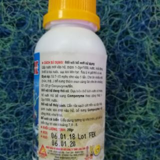 Men vi sinh cho hồ cá Compozyme