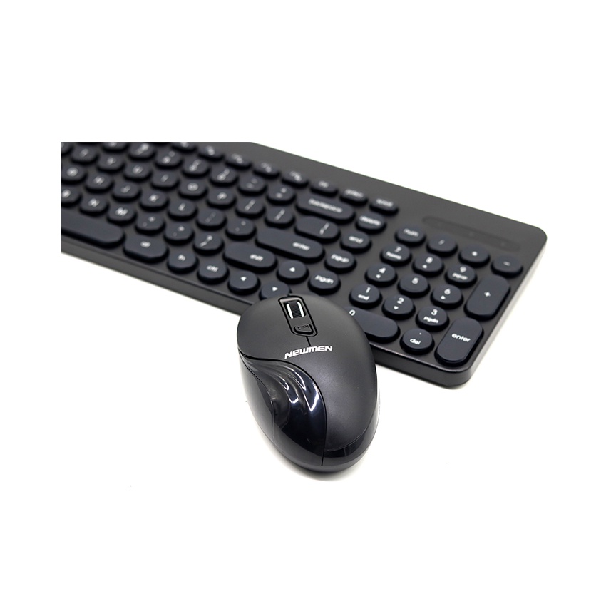 Bộ bàn phím chuột không dây Newmen K106 (USB/Đen)