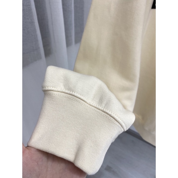 ⚡️[Hight Quality] - Áo Fear of God Essentials Pull-Over Hoodie (SS21) Cream/Buttercream, áo hoodie FOG ESSENTIALS