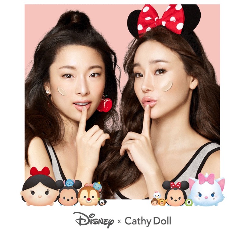 [ Du lịch/Bỏ túi] Kem nền CC Cream SPF15 Cathy Doll Disney Tsum Tsum 4ml