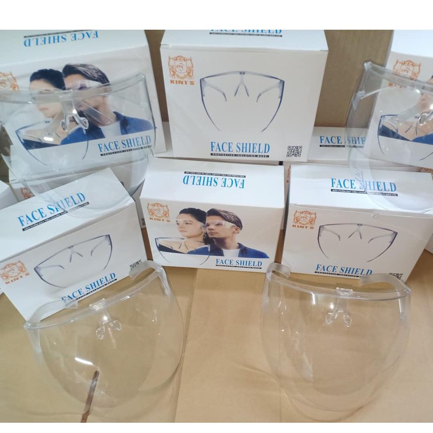 KÍNH BẢO HỘ KIẾNG MICA TRONG SUỐT KIN'S ( KHUÔNG MẶT)