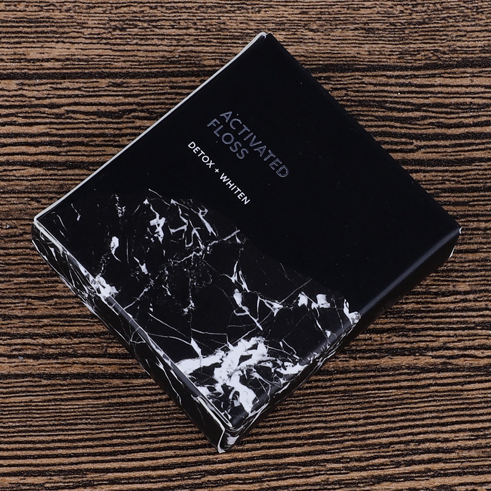 [Hàng mới về] Bộ 4 cuộn chỉ nha khoa tổng chiều dài 120m sợi lụa than tre tự nhiên thân thiện với môi trường