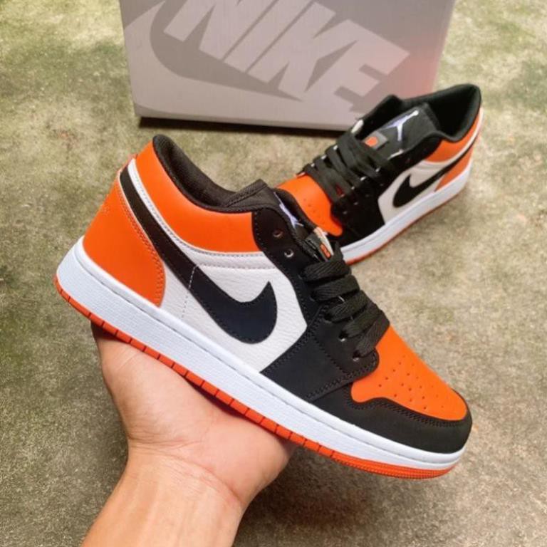 [Xả Kho] Giầy jodan xám vạch đen thấp cổ, Giày JD 1 LOW TOP Hottrend, Giày sneaker JORDAN 1 LOW Nhiều Màu Nam Nữ hot hit