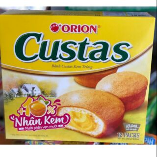 Bánh Custas Orion 12 gói