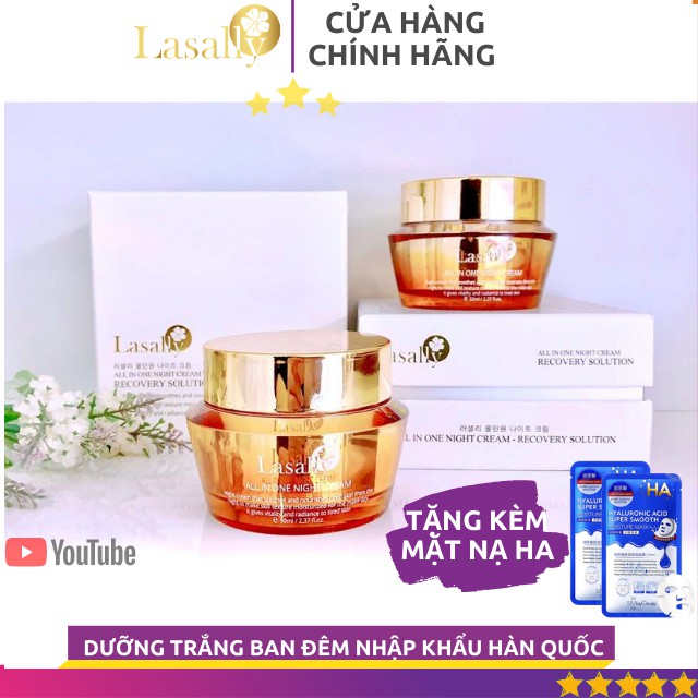 [MỸ PHẨM CAO CẤP] Kem Dưỡng Tái Tạo Da Mặt Toàn Thân Chuyên Sâu Ban Đêm Thương Hiệu Hàn Quốc Lasally | BigBuy360 - bigbuy360.vn