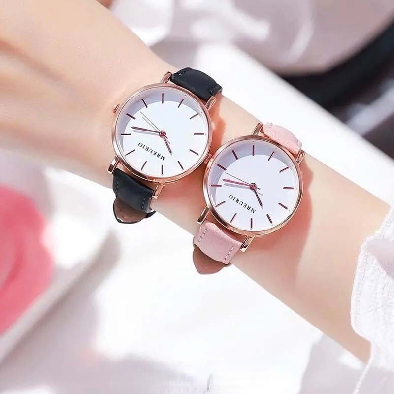 Đồng Hồ Đeo Tay Thời Trang Hàn Quốc Đơn Giản Dành Cho Nữ