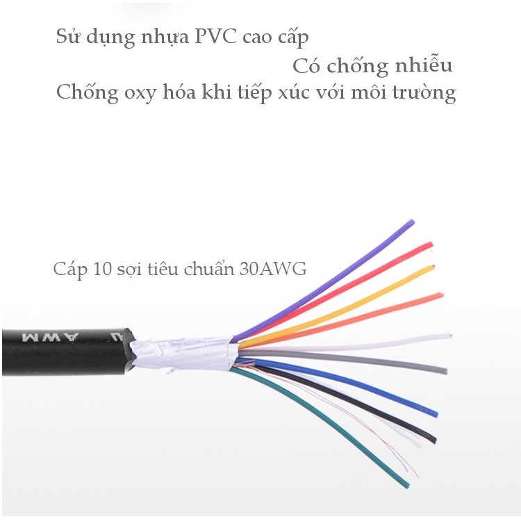 [Mã ELHACE giảm 4% đơn 300K] Cáp Cổng COM RS-232 2 Đầu Cái 9 Chân Dài 1,5m Ugreen 20149 - Hàng Chính Hãng