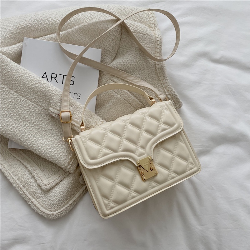 Túi đeo vai IELGY dáng vuông cỡ nhỏ thiết kế đơn giản thời trang cho nữ