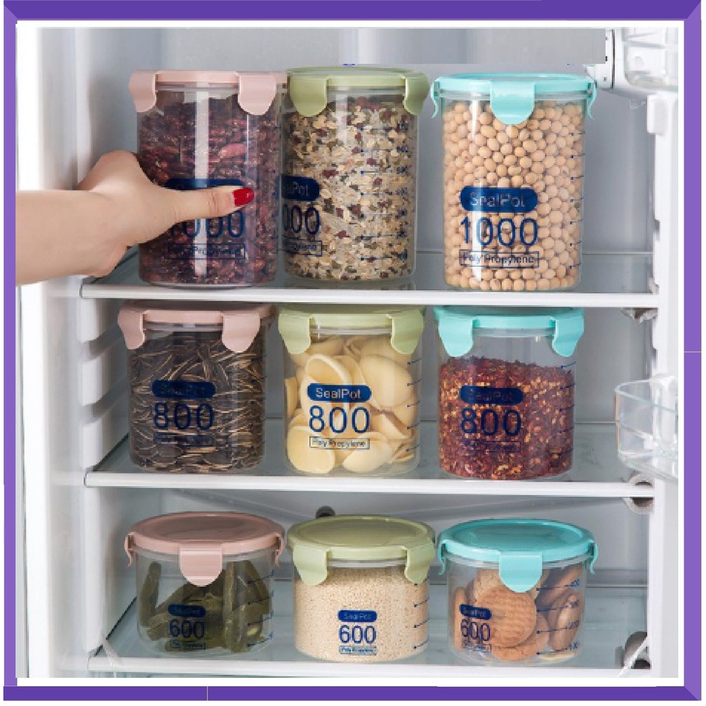 Sét 3 hộp đựng thực phẩm tủ lạnh chia vạch 1 bộ gồm 3 hộp đựng tích lần lượt 600ml 800ml 1000ml