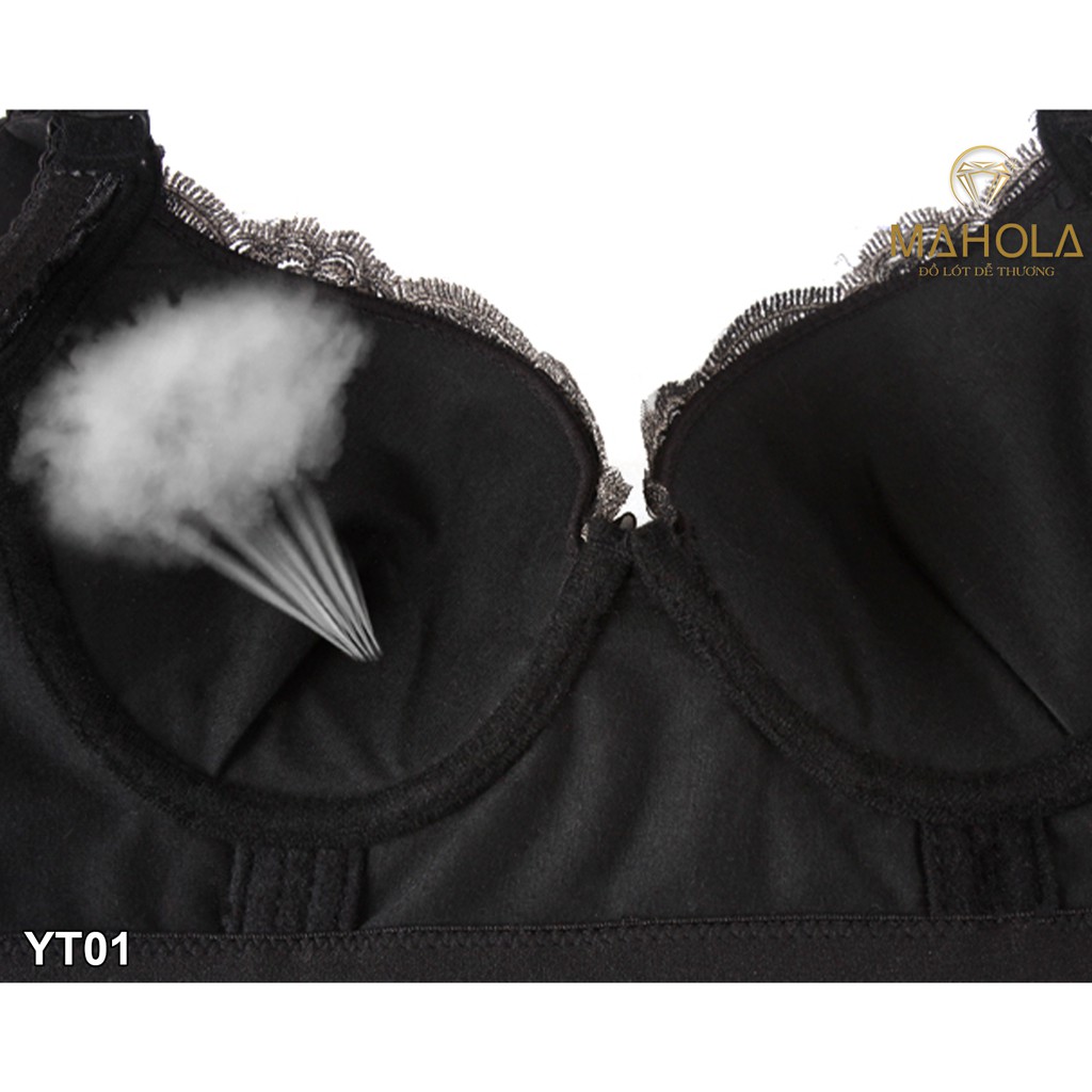 Áo Lót Chất Liệu Ren Quyến Rũ Dáng Croptop _Mahola_ KD34