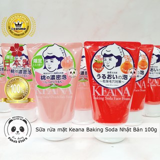 Sữa rửa mặt baking soda KEANA xách tay Nhật (có bill & clip mua hàng)