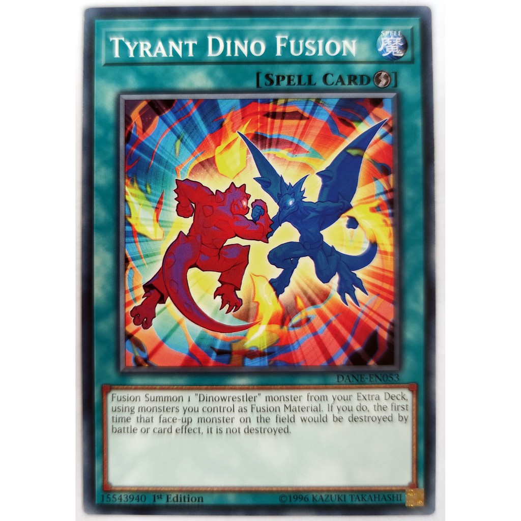 [Thẻ Yugioh] Tyrant Dino Fusion |EN+FR| Common (VRAINS)
