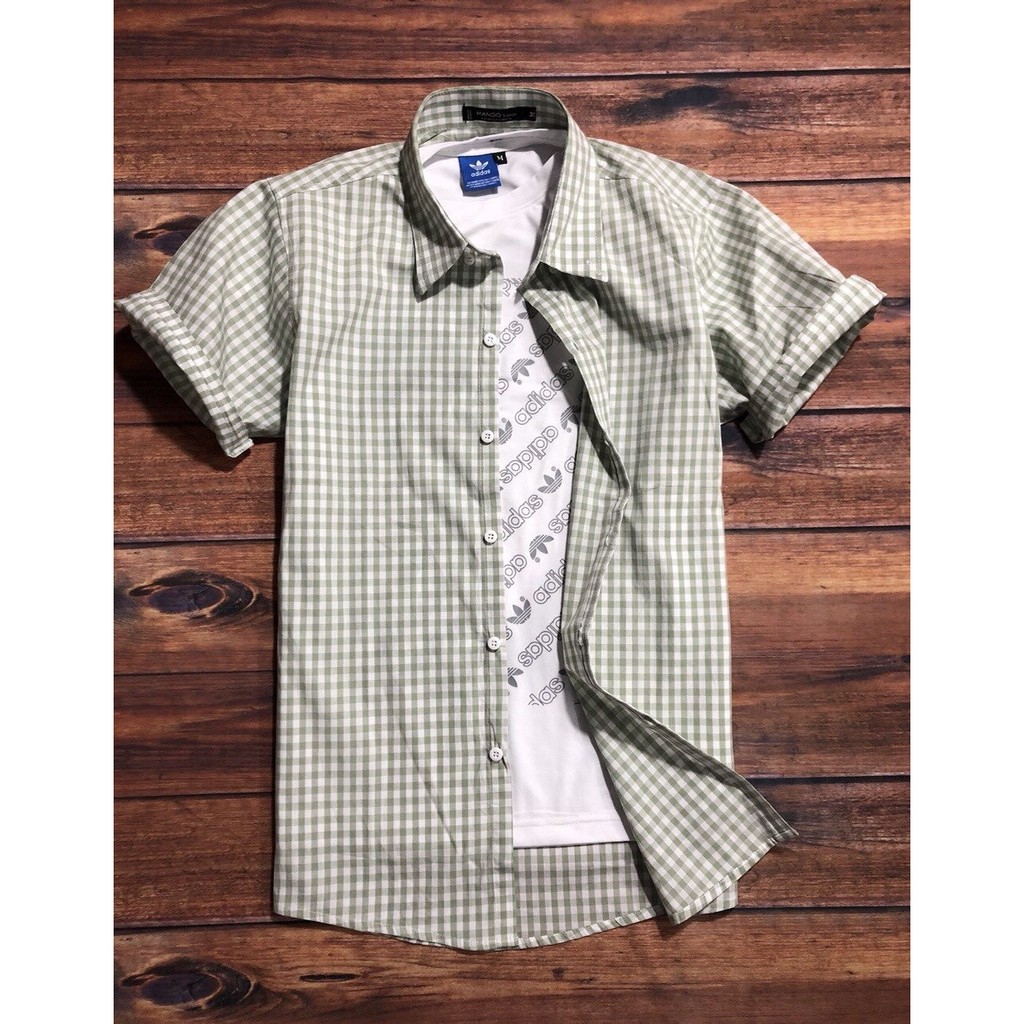 Áo sơ mi nam tay ngắn sọc caro hàng xuất khẩu thời trang 2019 - Thời trang Havis ASM045 | BigBuy360 - bigbuy360.vn