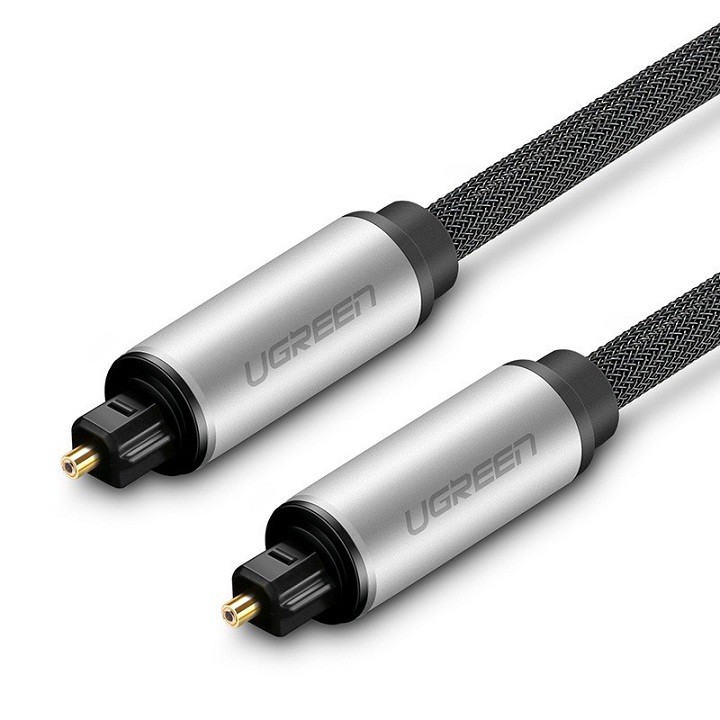 Dây audio quang Toslink Optical đầu nhôm dài 2M - chính hãng UGREEN 10540
