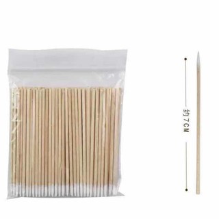 Tăm bông gỗ chà mực(7cm/100 que)