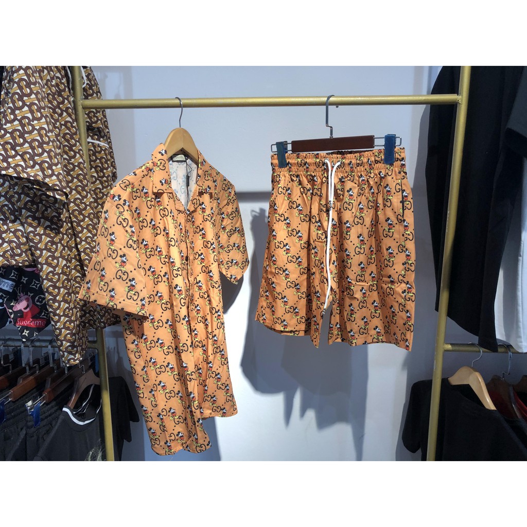 [Bộ Pijama Cộc Tay] Bộ Đồ Ngủ Pijama Cao Cấp cho Nam Chất Lụa Satin, Thoáng Mát, Mềm Mại đến từ Jiangmei ITA | BigBuy360 - bigbuy360.vn