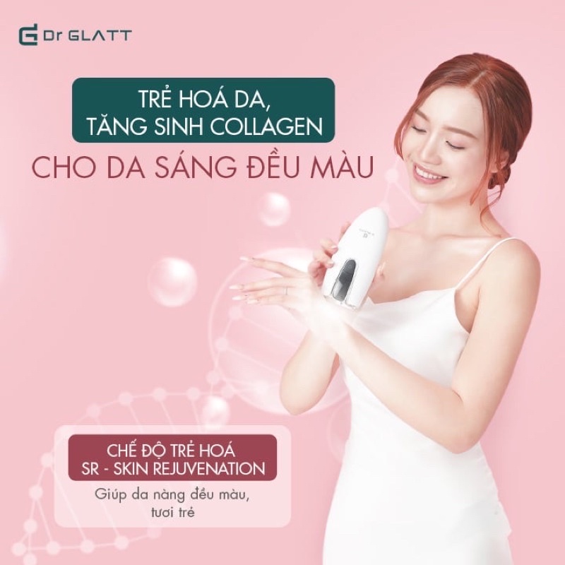 Máy triệt lông Dr Glatt IPL LUX+ thương hiệu Đức bảo hành 2năm