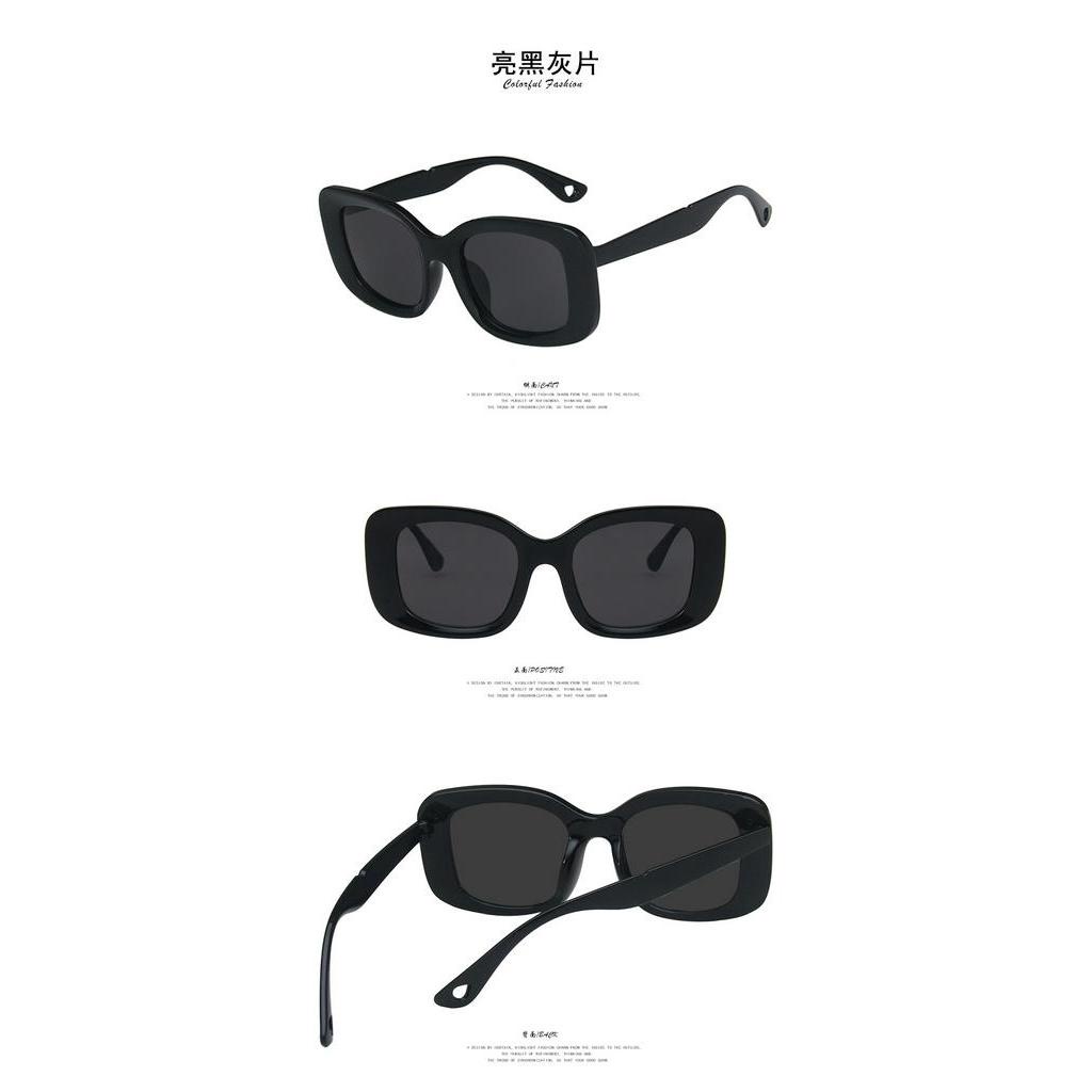 Kính mắt gọng vuông oversize phong cách Hàn Quốc thời trang cá tính cho nữ