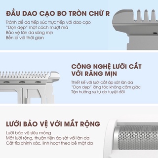Máy cạo lông đa năng Smate cho mặt và vùng bikini