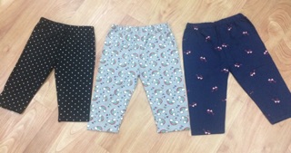 Legging lửng bé gái Gap size 1,2,10t