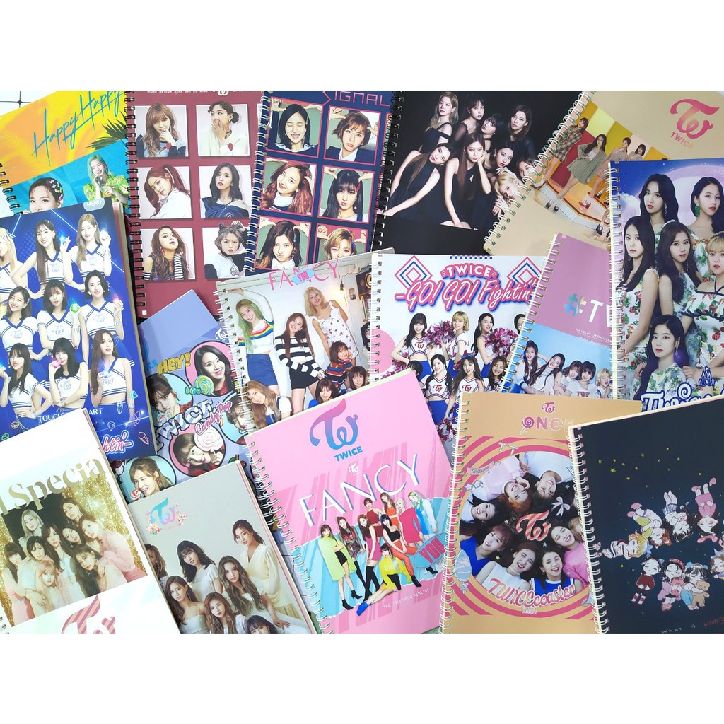 Sổ lò xo nhóm nhạc TWICE SLX20 100 trang 14x20cm A5
