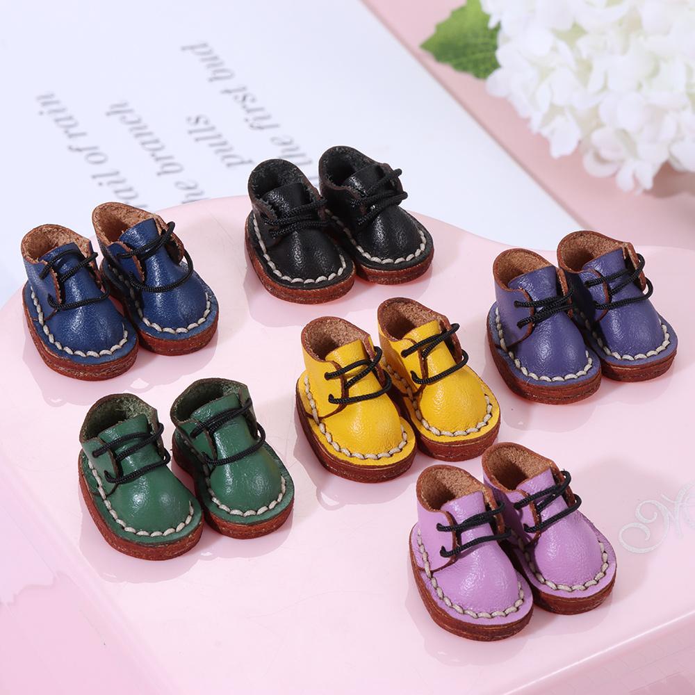 Giày Búp Bê Da Bò Handmade Xinh Xắn Dành Cho Búp Bê obitsu11GSCbody9OB11