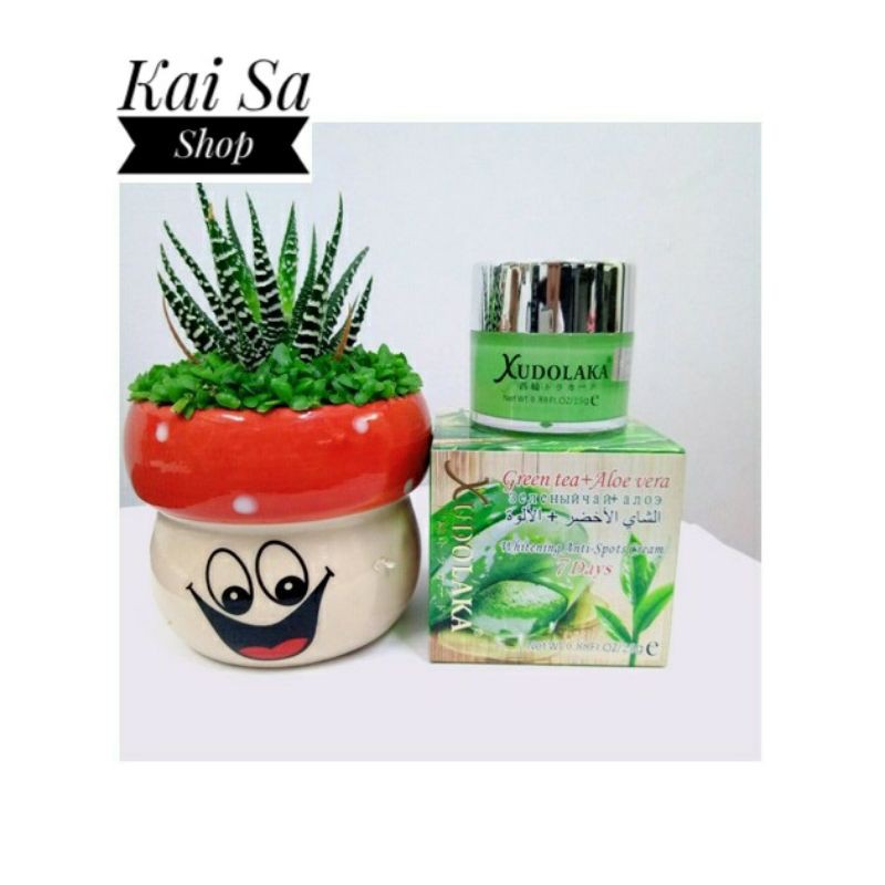 Kem Dưỡng XUDOLAKA GREEN TEA WHITENING ANTI-SPOTS CREAM Cream 25g | BigBuy360 - bigbuy360.vn