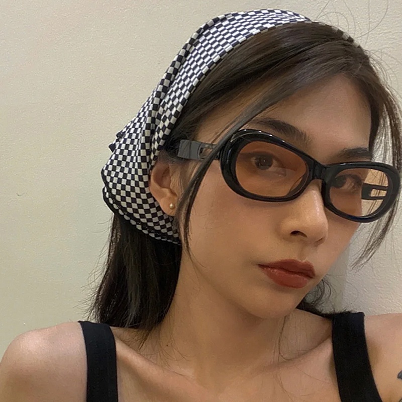 Kính Mát Gọng Nhựa Hình Oval Phong Cách Retro Sang Trọng Cho Nam Nữ