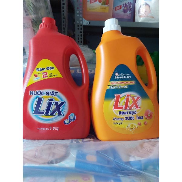 Nước giặt Lix 3,8kg/3,6kg