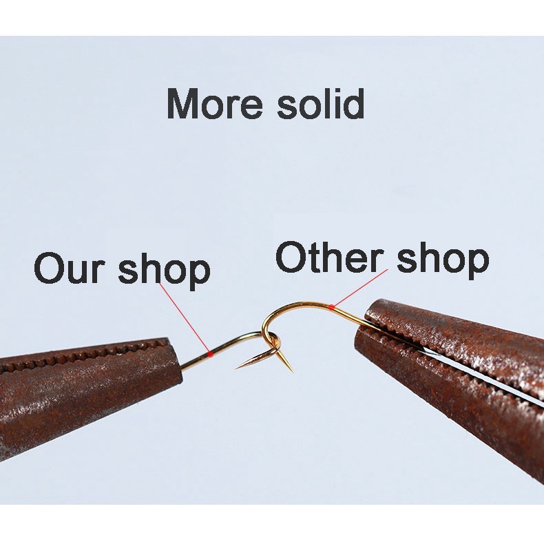 Móc Câu Cá Bằng Thép Carbon Mạ Vàng Chuyên Dụng Iseni Izu Creek