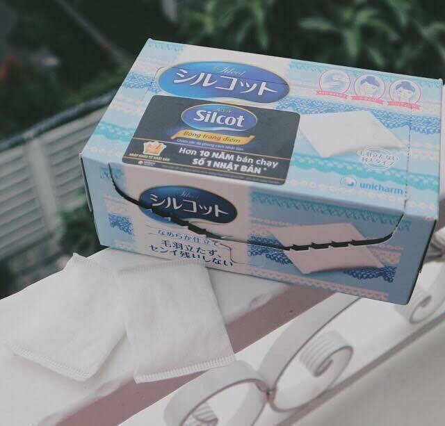 BÁN SỈ BÔNG TẨY TRANG SILCOT LOẠI 82 MIẾNG