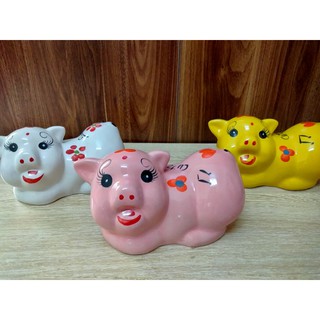 HEO ĐẤT NẰM TIẾT KIỆM[ VẼ TAY THỦ CÔNG] siêu dễ thương