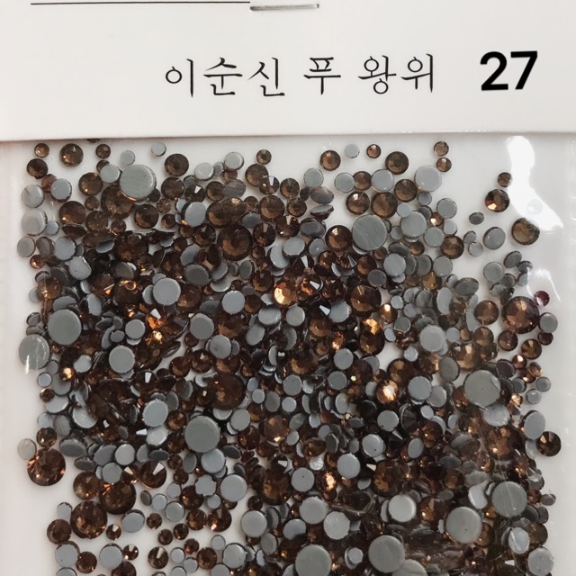 Đá làm nail mầu 27 - gói 1400 viên