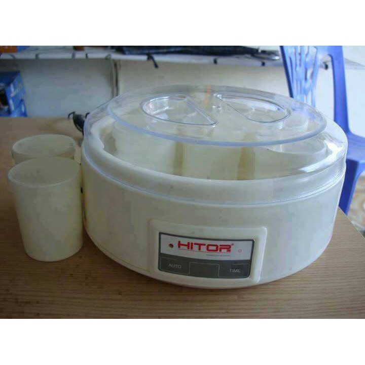 Sale còn 180k Máy làm sữa chua 8 cốc Hitops tự động ủ sữa, chế độ hẹn giờ linh hoạt, chống khuẩn xâm nhập