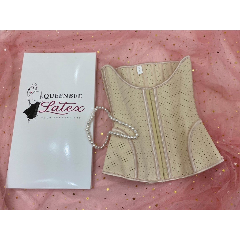 Gen nịt bụng latex che mỡ lưng giúp siết eo, định hình bụng.