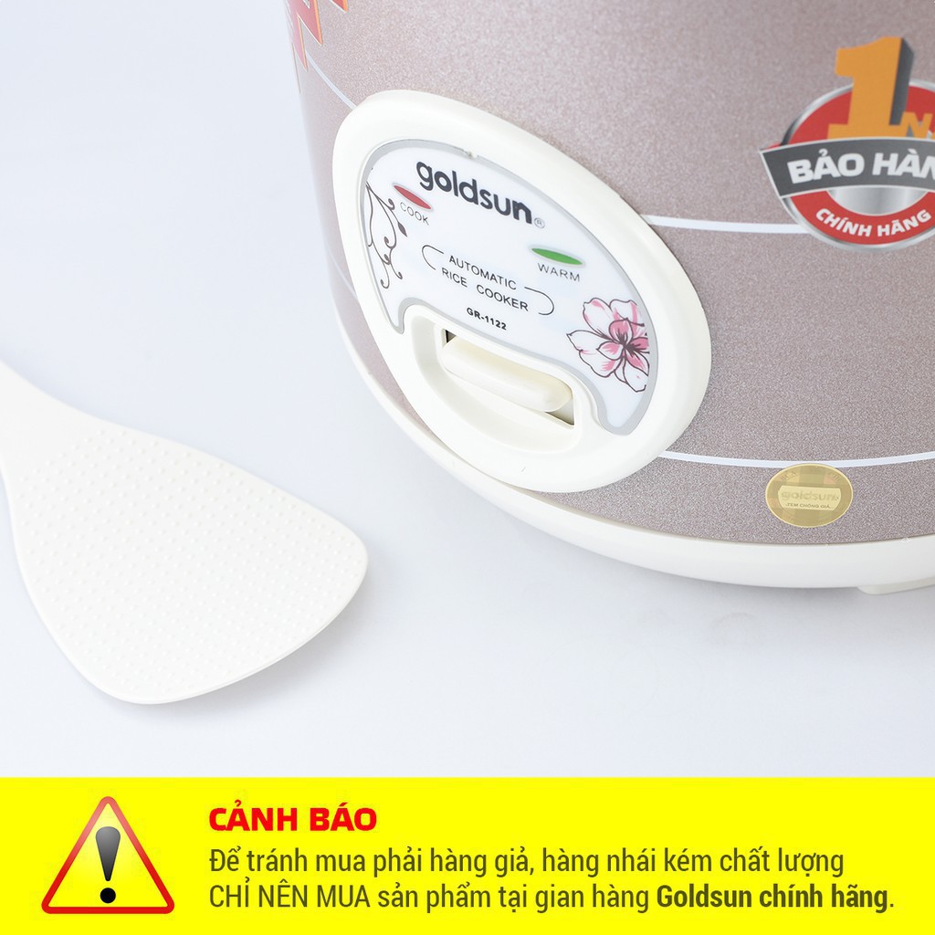 Nồi cơm điện mini GOLDSUN GR-1122 1.2L