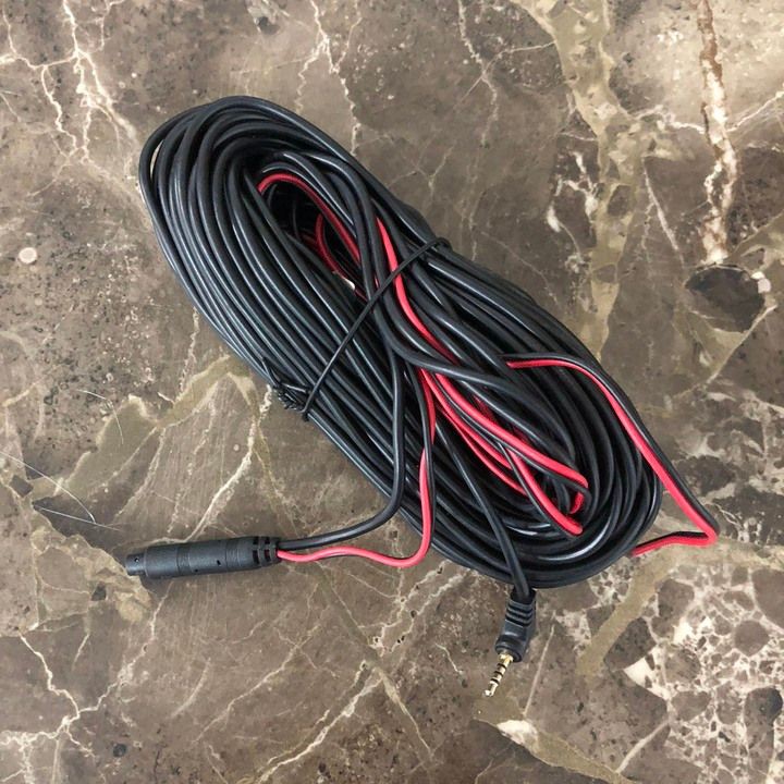 Dây tín hiệu kết nối camera hành trình và camera lùi, jack 2.5mm, 4 chân, dài 20m (Màu đen) | BigBuy360 - bigbuy360.vn